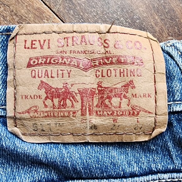 Levi's 511 Medium Wash Straight Jeans Size 27 - Picture 15 of 15